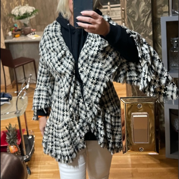 Anne Fontain tweeted fitted jailing jacket size fr40 - Picture 15 of 16